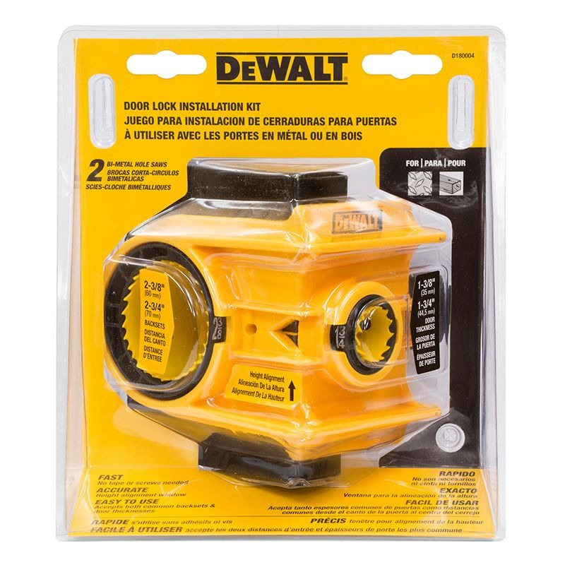 DEWALT - DOOR LOCK INSTALLATION KIT