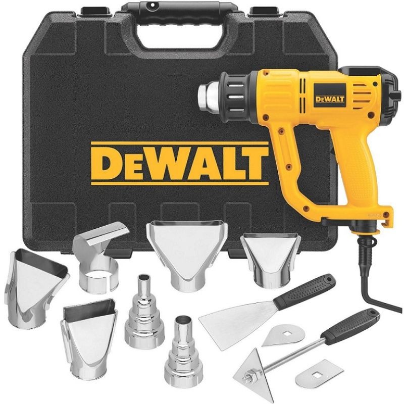 DEWALT - HEAT GUN, LCD 2000W, CORDED 50-600 DEG OPERATING TEMP