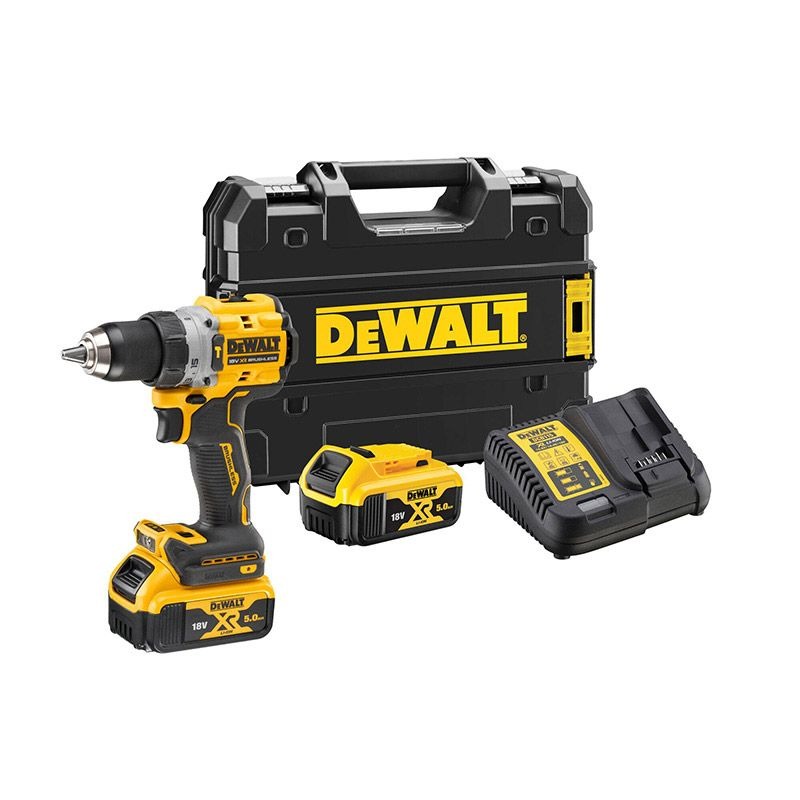 DEWALT - HAMMER DRILL, 18V COMPACT PREMIUM, 5AH KIT