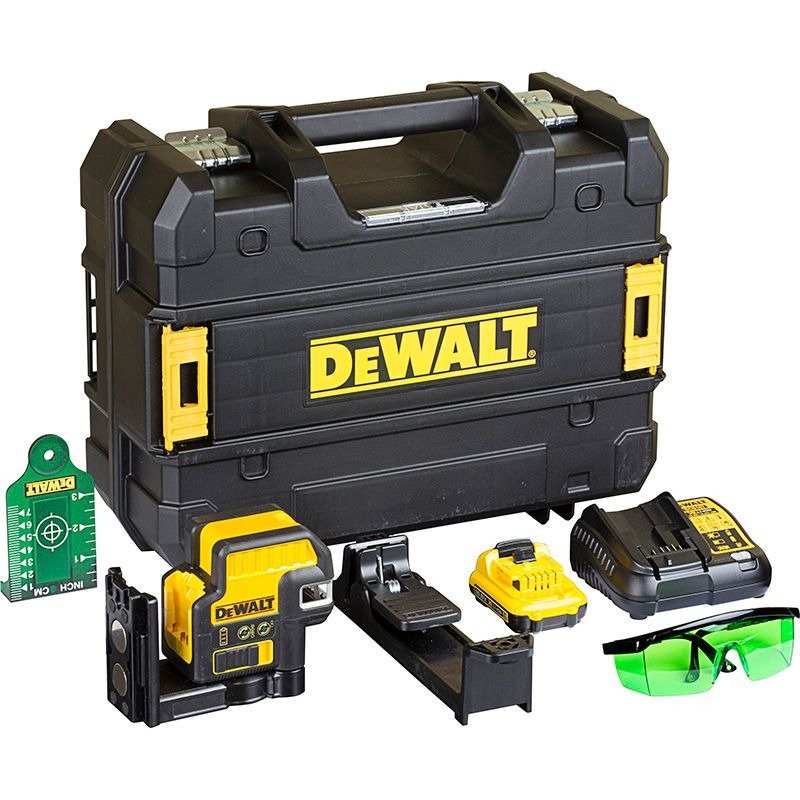 DEWALT - LASER LEVEL,10.8V Li-Ion GREEN CROSS LINE, PLUMB UP/DOWN