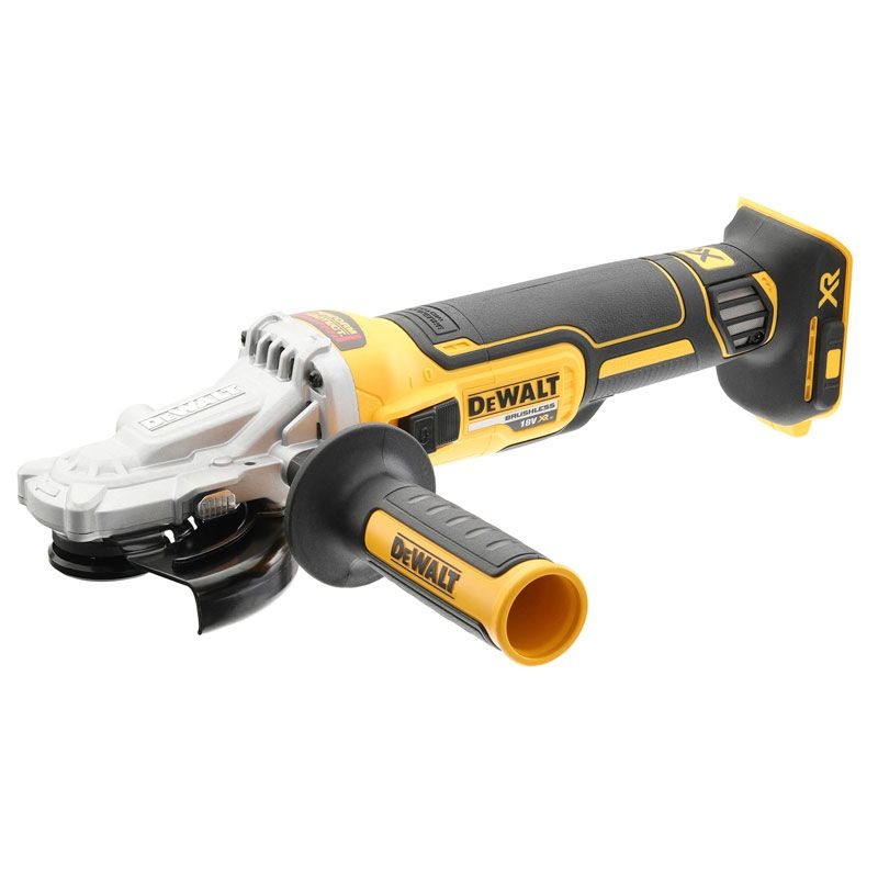 DEWALT - GRINDER, 18V XR BRUSHLESS 125mm FLATHEAD, BARE UNIT