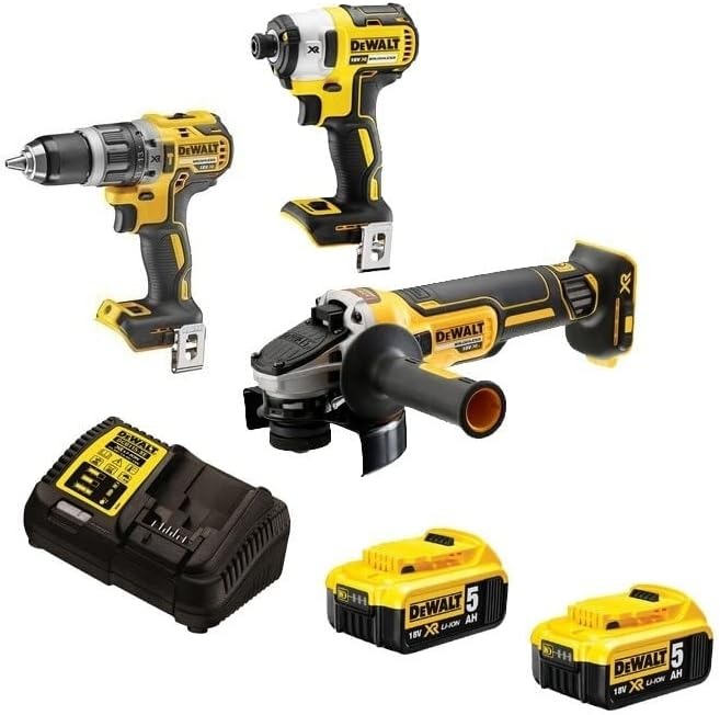DEWALT - COMBI KIT, COMPACT, 2 PIECE, 18V, XR, 2 x 5Ah, BRUSHLESS
