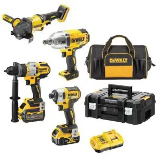 DEWALT - COMBI KIT, BRUSHLESS 18/54V XR 4 PCE, 5/9Ah inc 54V FLEXVOLT