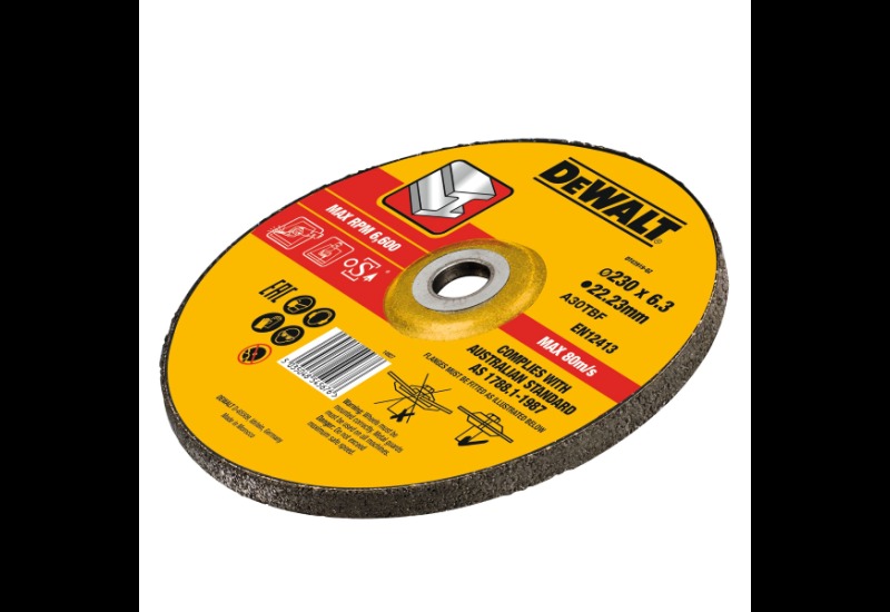 DEWALT - ABRASIVE CUT OFF DISC EXTREME 230 x 6mm GRINDING METAL - Image 2