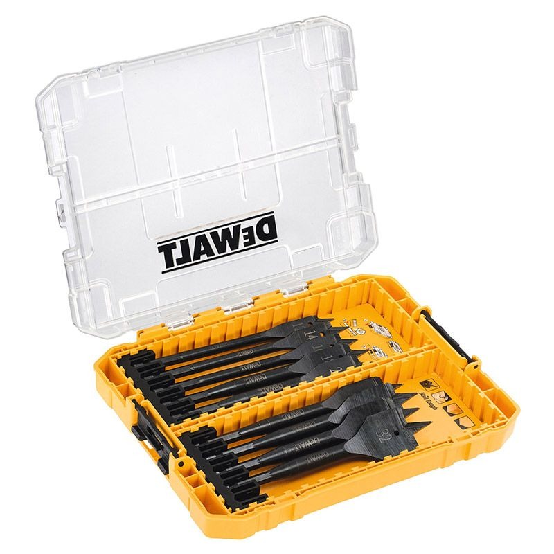 DEWALT - SPADE BIT SET, EXTREME IMPACT TOUGH CASE, 9 PIECE