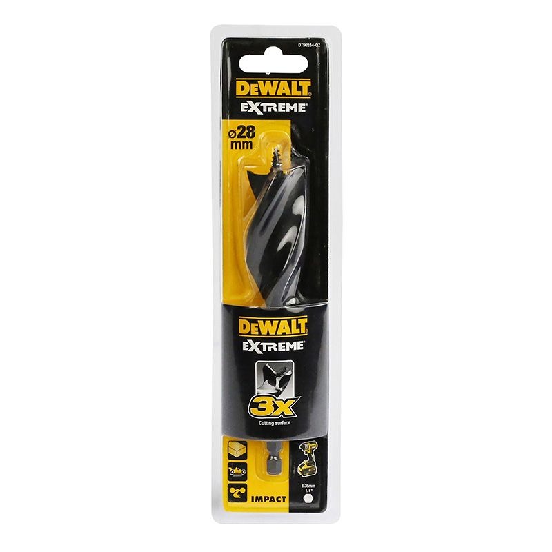 DEWALT - SPADE BIT, TRI FLUTE EXTREME 28 x 152mm