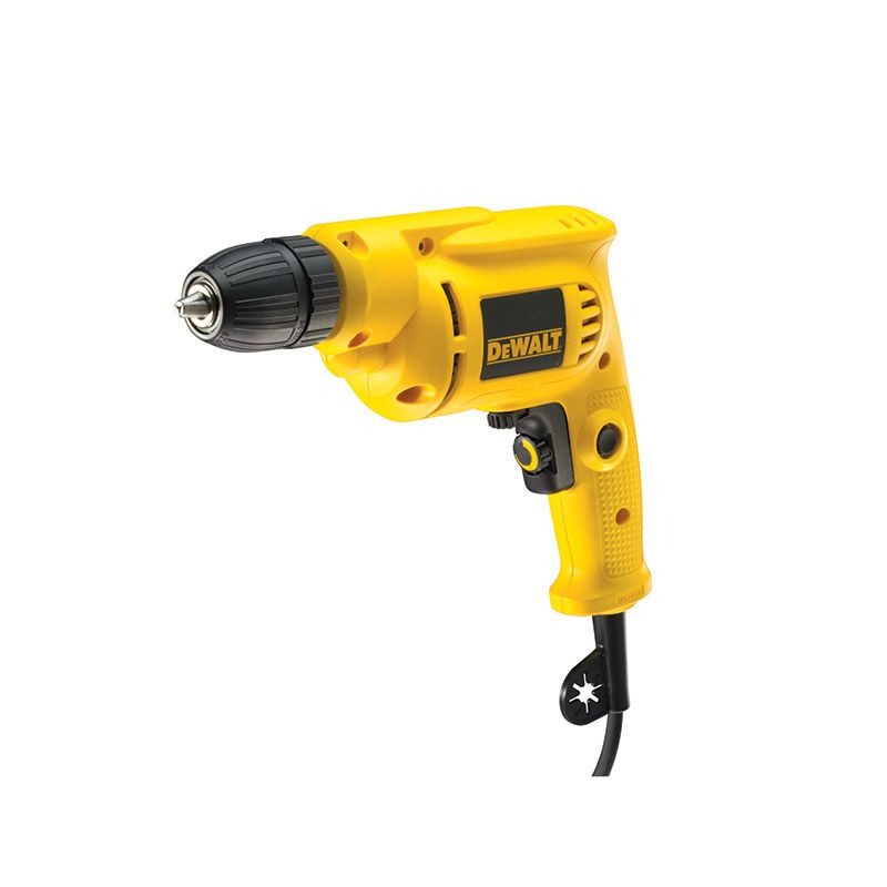 DEWALT - DRILL, ROTARY 10mm 0-2800 RPM KEYLESS CHUCK, LOCK-ON BUTTON