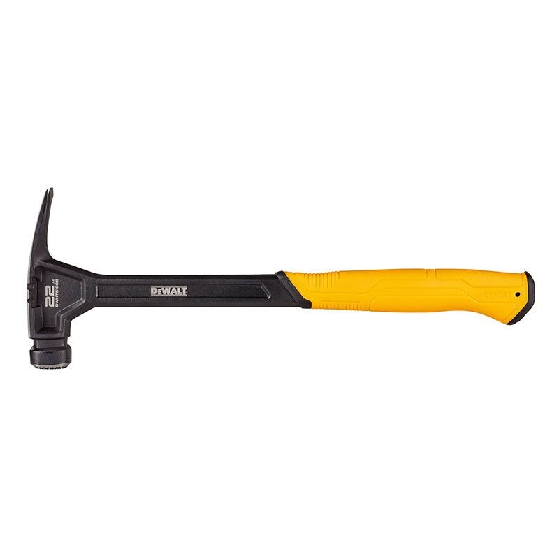 DEWALT - HAMMER, RIP CLAW 630g/22oz STEEL MILLED FACE, TOUGHSERIES