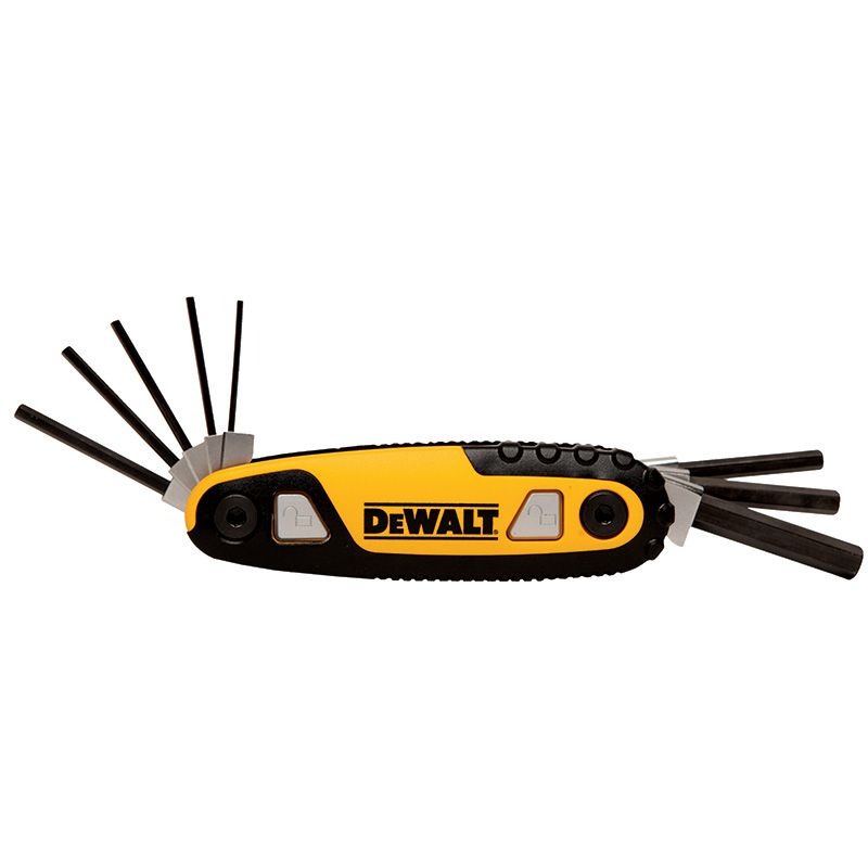 DEWALT - HEX KEYS, FOLDING/LOCKING METRIC, 8 PIECE - Image 3