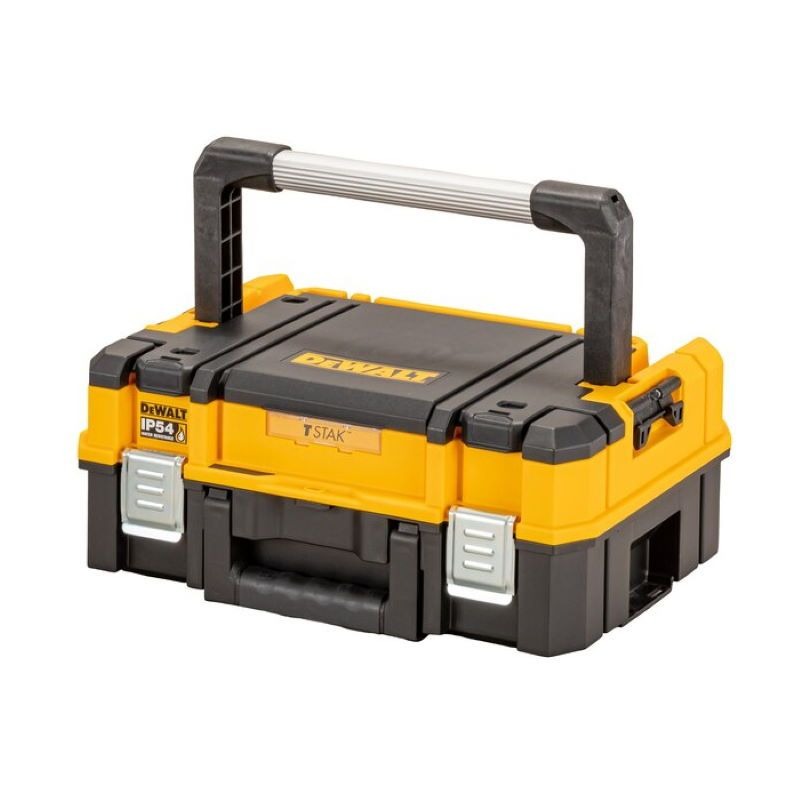 DEWALT - TOOL BOX, TSTAK SHALLOW IP54 LONG HANDLE