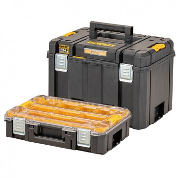 DEWALT - TSTAK, IP54 DEEP BOX ORGANISER BUNDLE