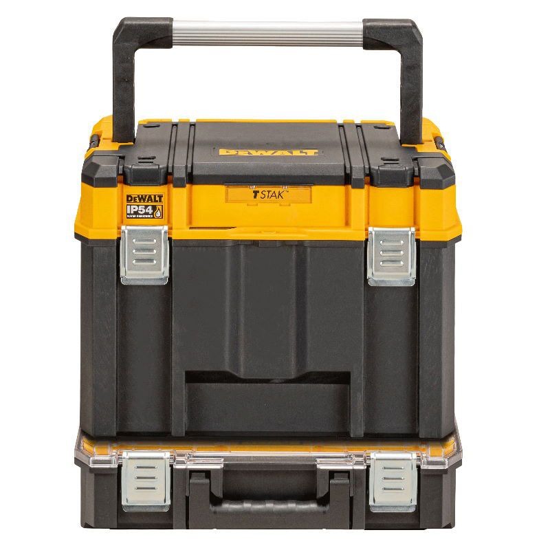 DEWALT - TSTAK, IP54 DEEP BOX L/HANDLE ORGANISER BUNDLE