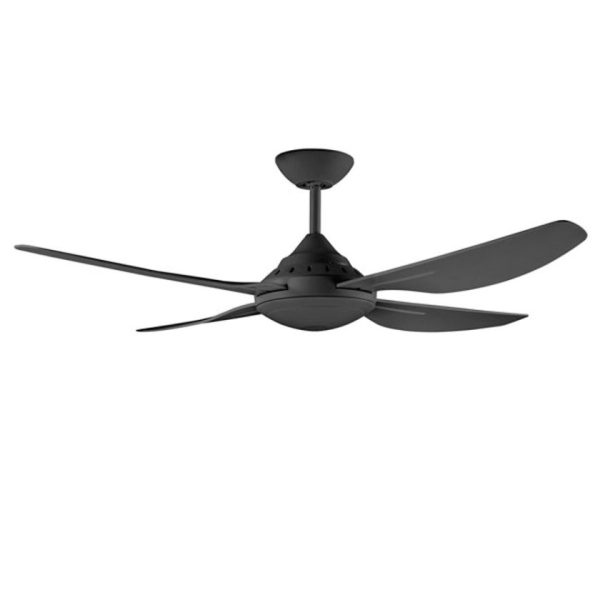 DEKA - CEILING FAN, 48in 4 ABS BLADED RUSSELL, BLACK