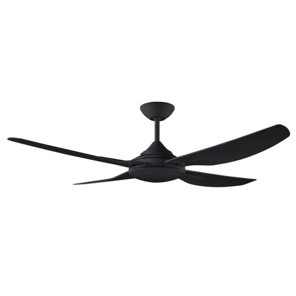 DEKA - CEILING FAN, 52in 4 ABS BLADED INGRAM, BLACK