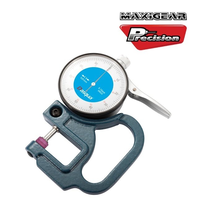MAXIGEAR GAUGE THICKNESS DIAL 0 - 10mm RANGE 0.1mm GRADUATION