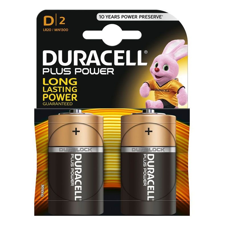 DURACELL - BATTERY, 1.5V D ALKALINE BULK PACK OF (12)