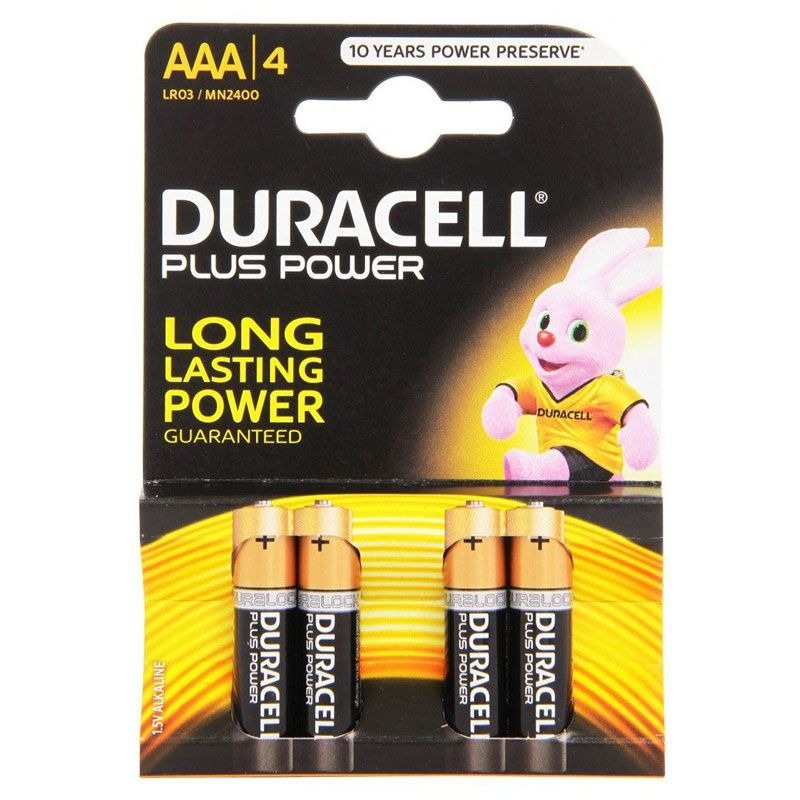 DURACELL - BATTERY, 1.5V AAA ALKALINE