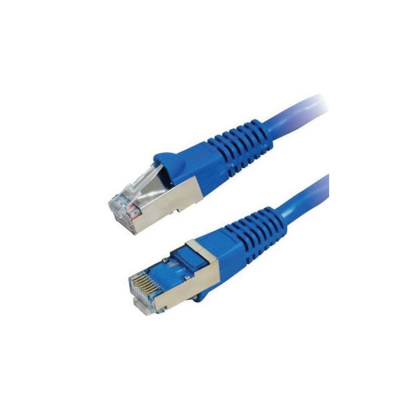 DYNAMIX - PATCH CORD, CAT6A, SFTP BLUE, 0.3m