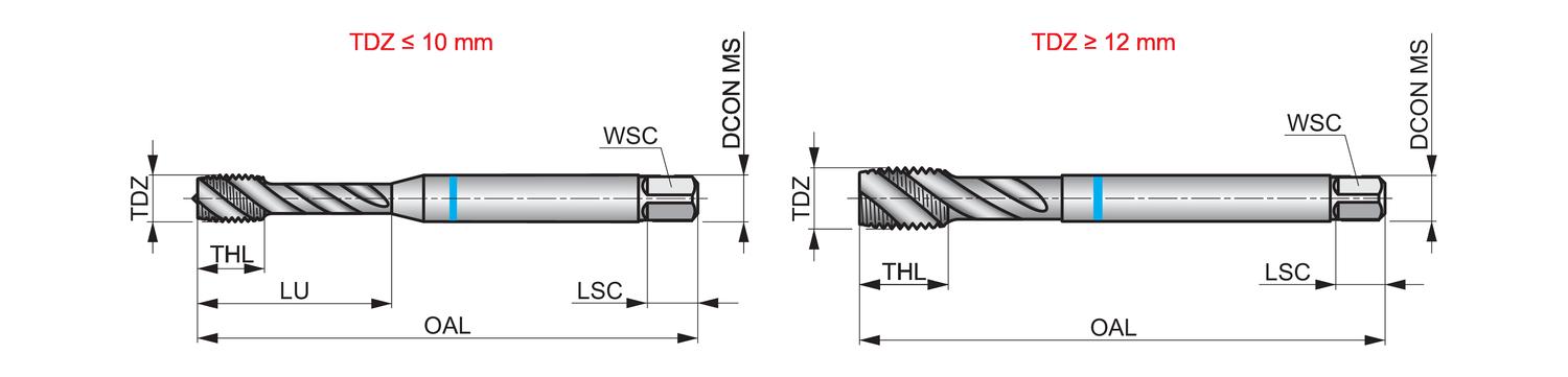 DORMER E238M30 HSS / HSCo DIN Taps - Image 2