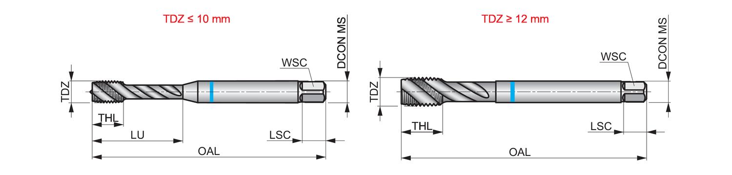 DORMER E239M12 HSS / HSCo DIN Taps - Image 2