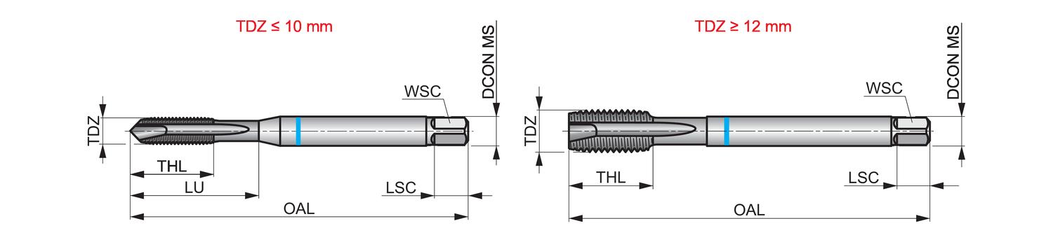 DORMER E240M12 HSS / HSCo DIN Taps - Image 2