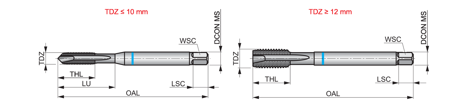 DORMER E240M22 HSS / HSCo DIN Taps - Image 2