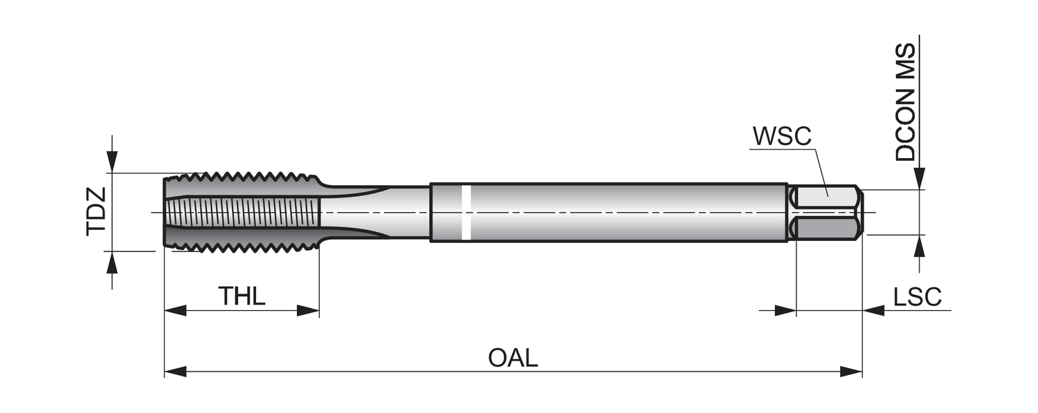 DORMER E252M12 HSS / HSCo DIN Taps - Image 2