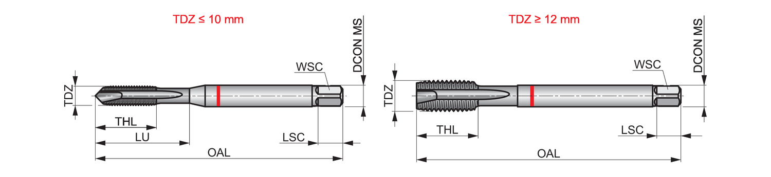 DORMER E256M4 HSS / HSCo DIN Taps - Image 2