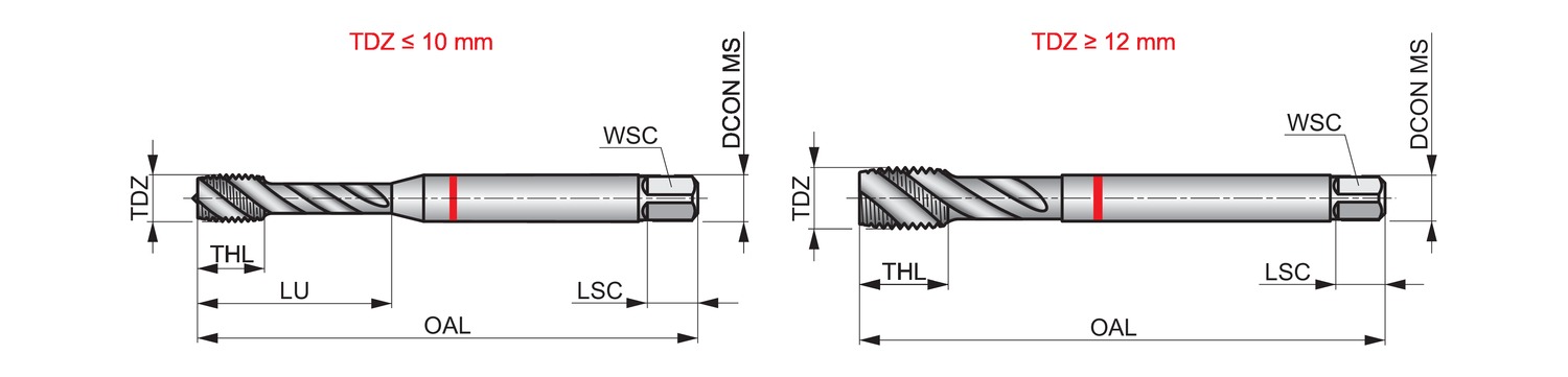 DORMER E260M3 HSS / HSCo DIN Taps - Image 2