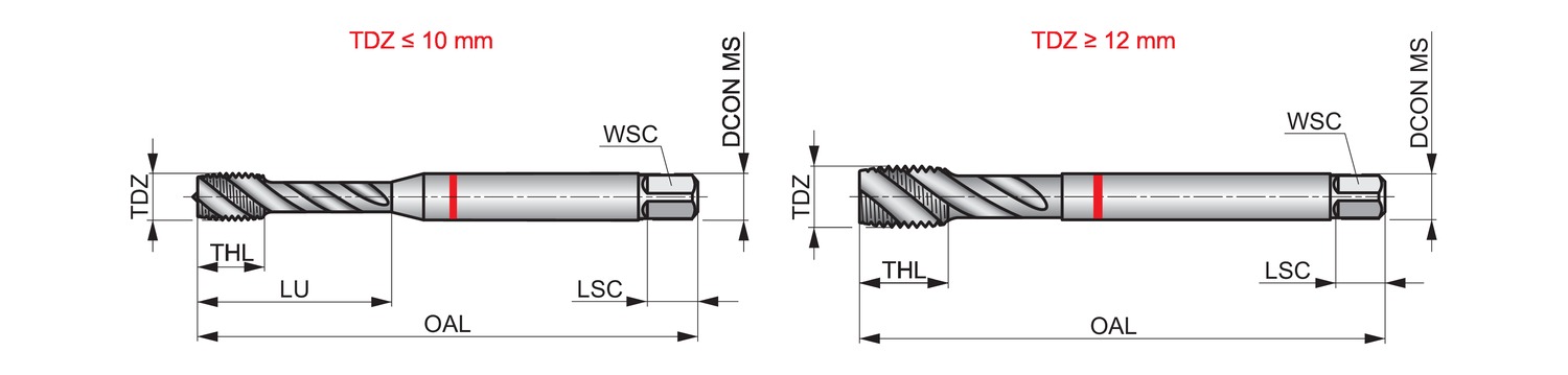 DORMER E261M20 HSS / HSCo DIN Taps - Image 2