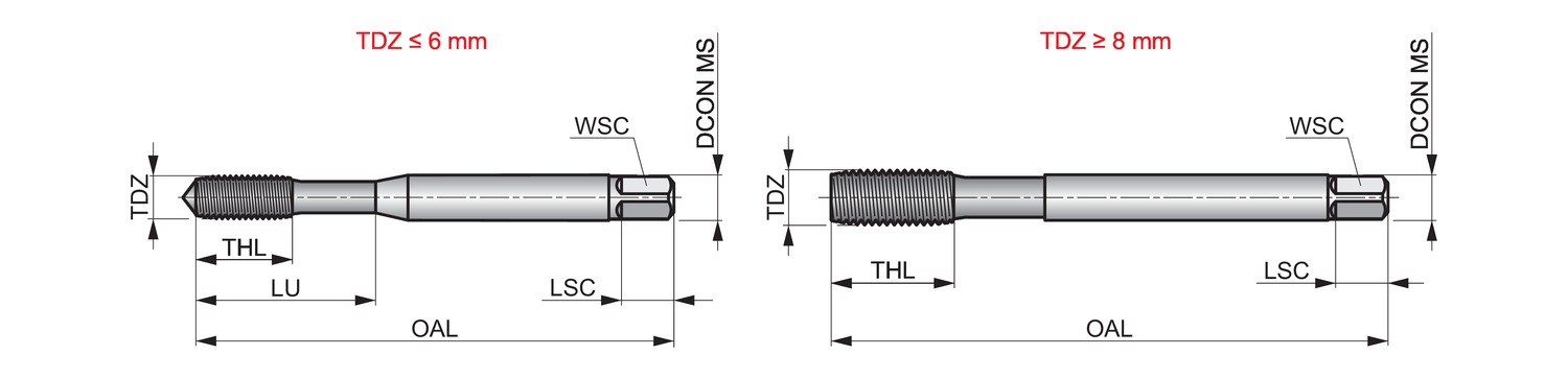 DORMER E288M10X1.25 HSS / HSCo DIN Taps - Image 2