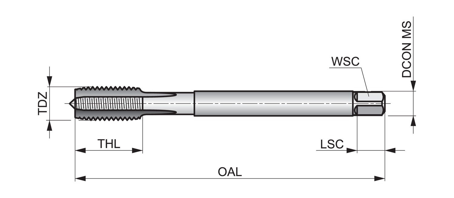 DORMER E290M20X1.5 HSS / HSCo DIN Taps - Image 2