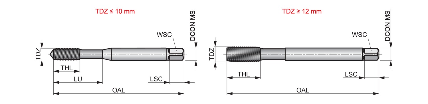 DORMER E295M10 HSS / HSCo DIN Taps - Image 2