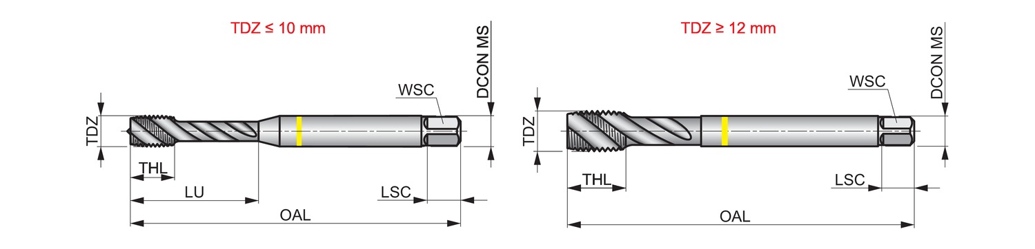 DORMER E298M14 HSS / HSCo DIN Taps - Image 2