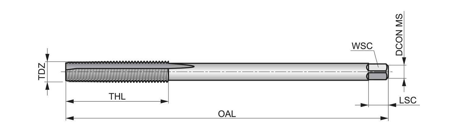 DORMER E303M3NO1 HSS / HSCo DIN Taps - Image 2