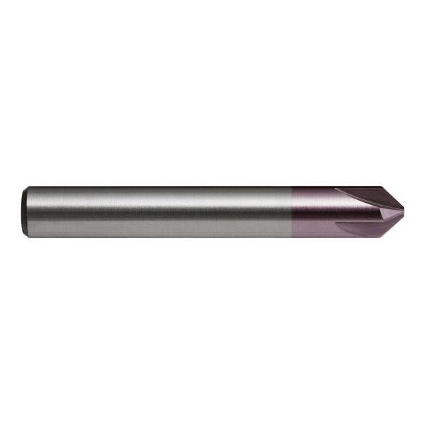 CHAM E457 2mm x 10mm 4F DIN6527L 60° HA VHM TiAlN
