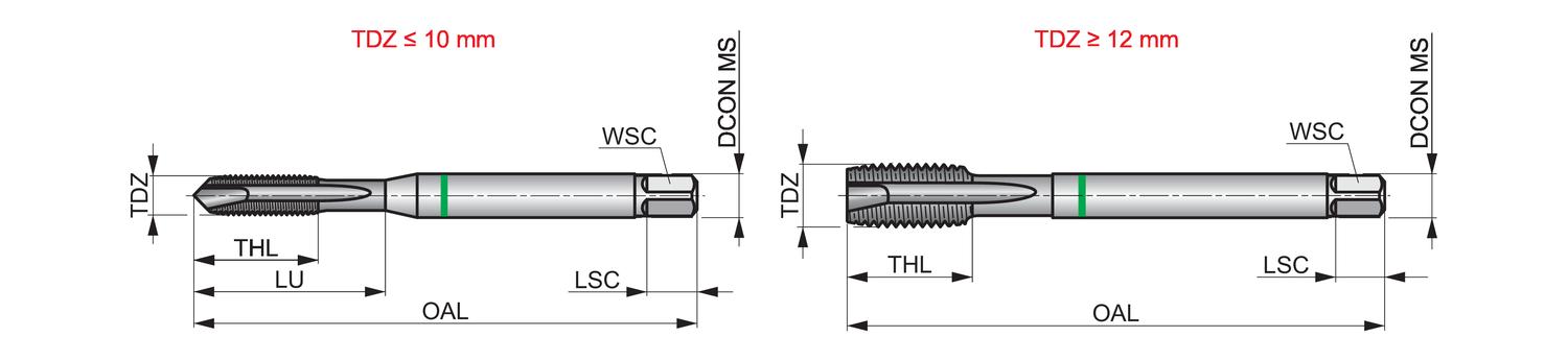 DORMER E471M20 HSS / HSCo DIN Taps - Image 2
