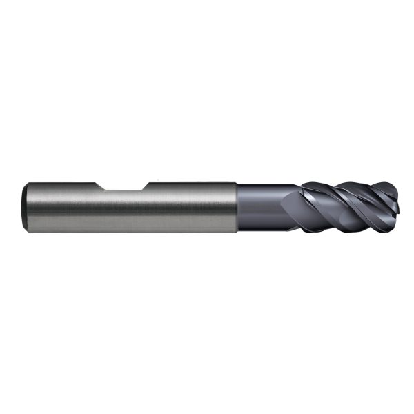 E/MILL C/RAD E565 16mmxR1 4FL R50 DIN6527L-HB VHM 48Rc ALCrN