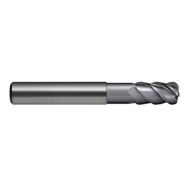 E/MILL C/RAD E568 10mmxR2 4FL R50 DIN6527L-HA VHM 63Rc ALDUR