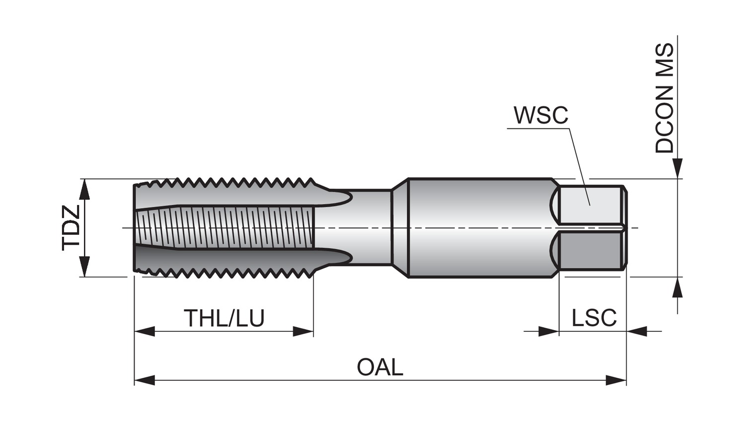 DORMER E7081/8 NPT Taps - Image 2