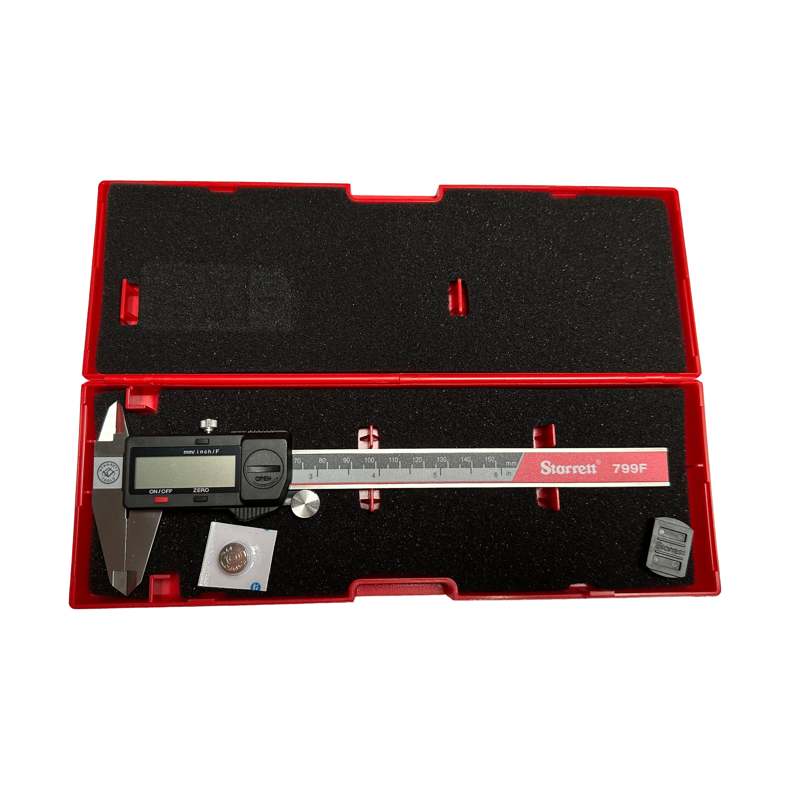 Starrett Electronic Digital Caliper 6in 150mm EC799BF-6/150 – Fractional Display Caliper - Image 3