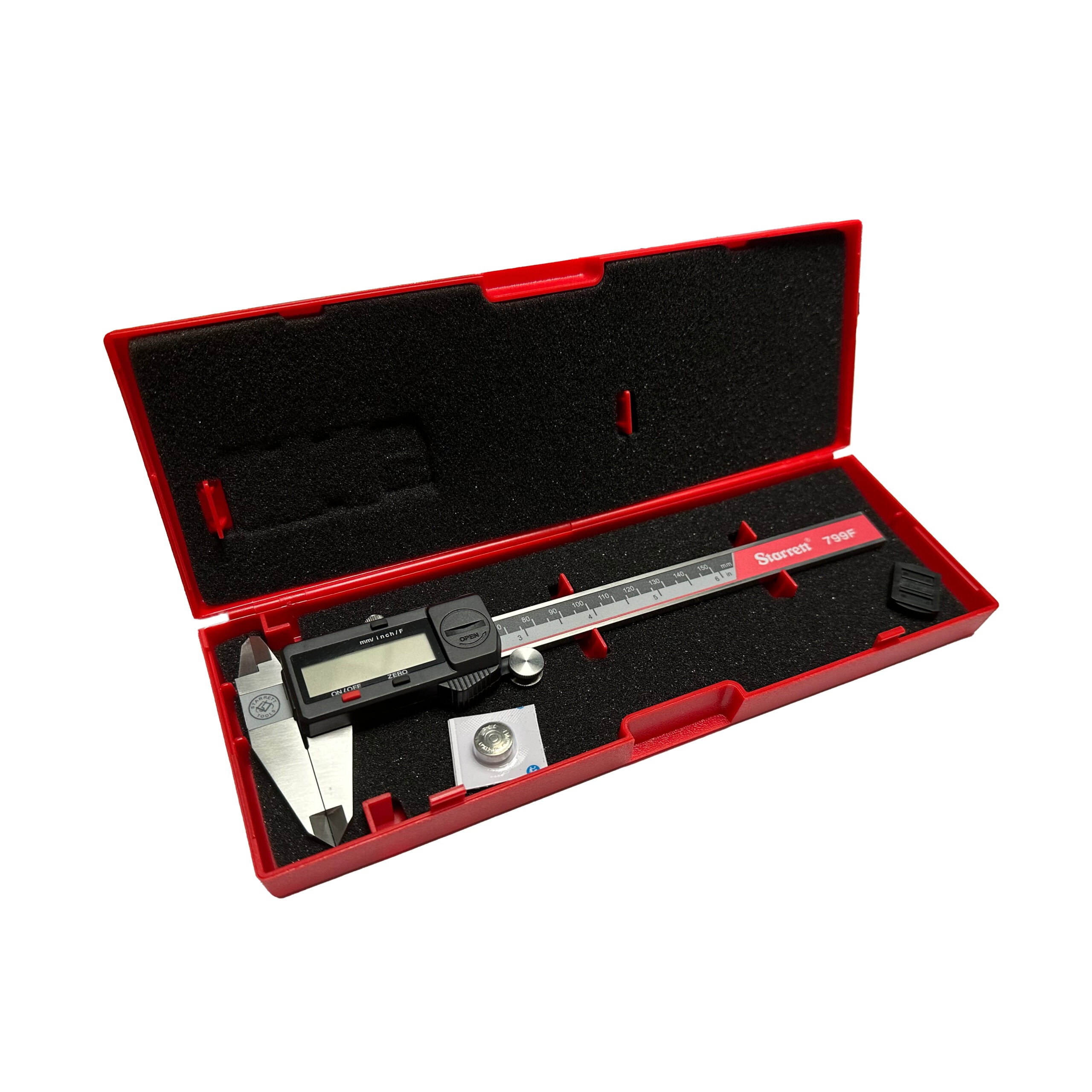 Starrett Electronic Digital Caliper 8in 200mm EC799BF-8/200 – Fractional Display Caliper - Image 2