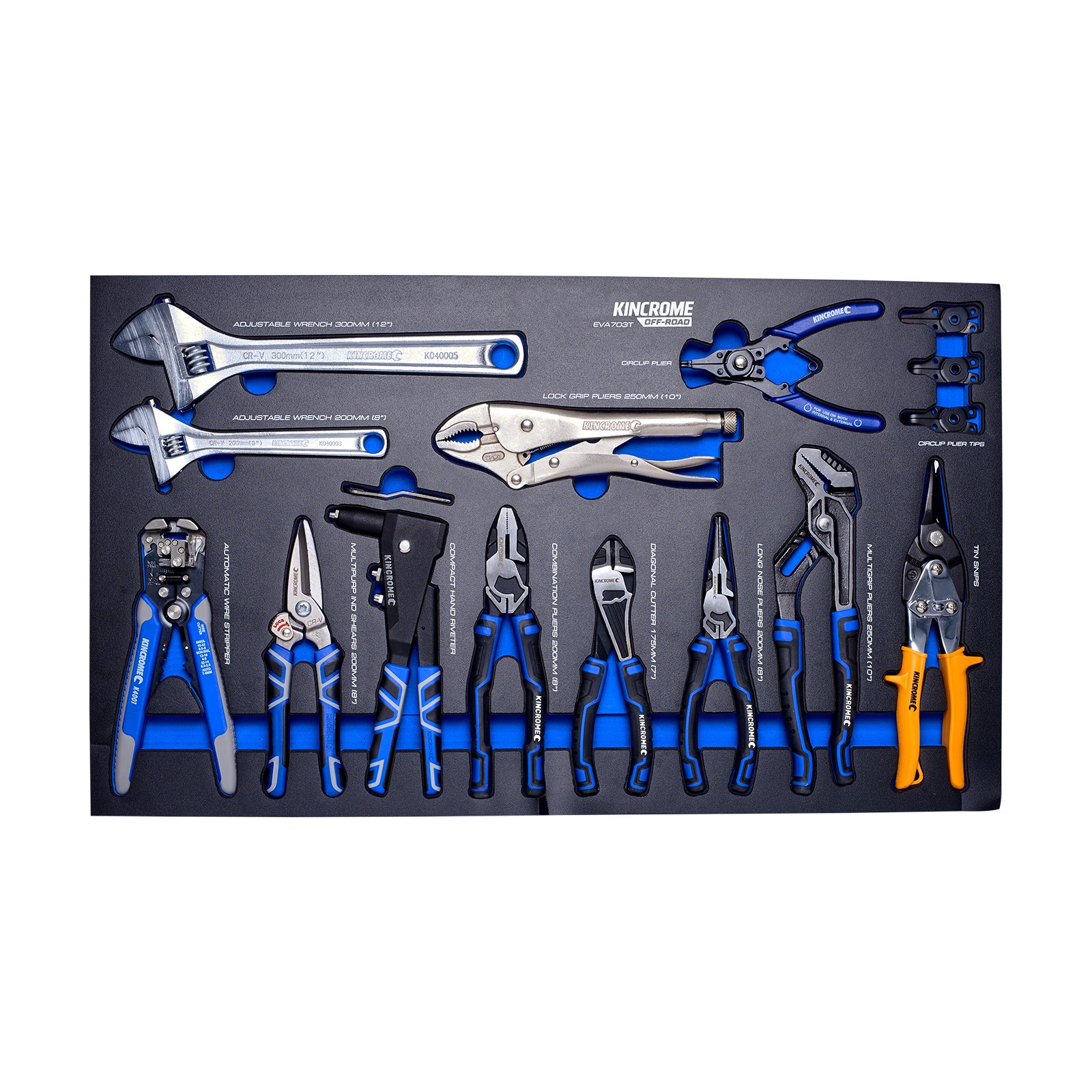 KINCROME EVA703T 12P PLIER TRAY OFFROAD