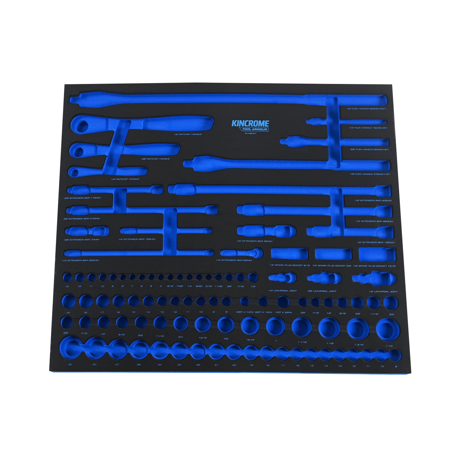 KINCROME EVA800ET EMPTY EVA800T TRAY TOOL ARMOUR