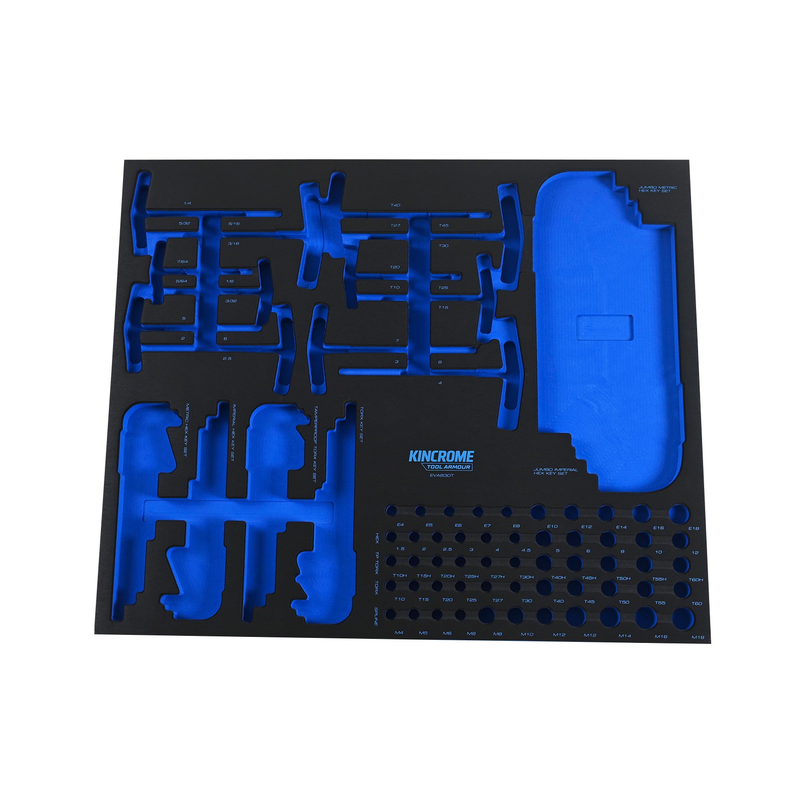 KINCROME EVA830ET EMPTY EVA830T TRAY TOOL ARMOUR
