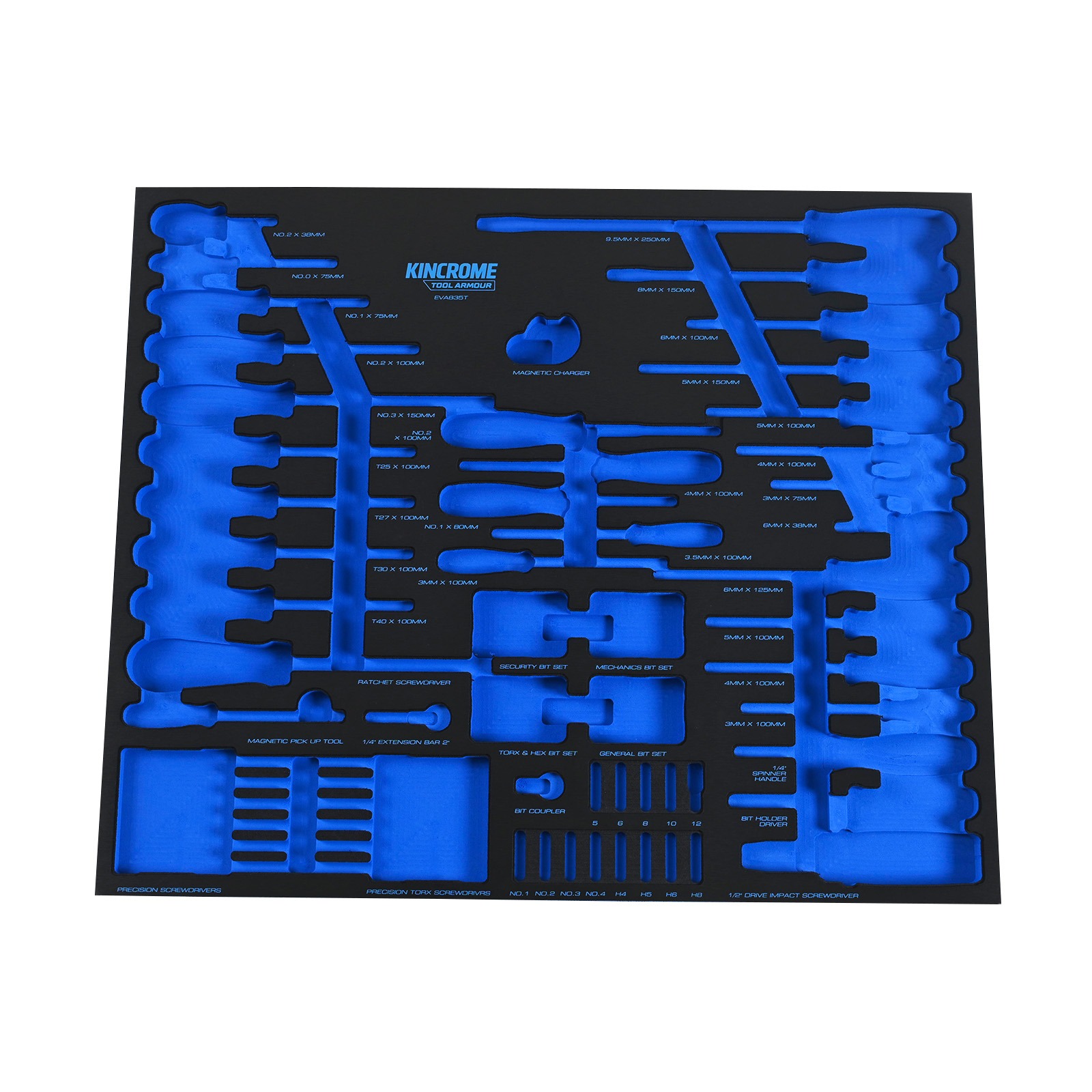 KINCROME EVA835ET EMPTY EVA835T TRAY TOOL ARMOUR