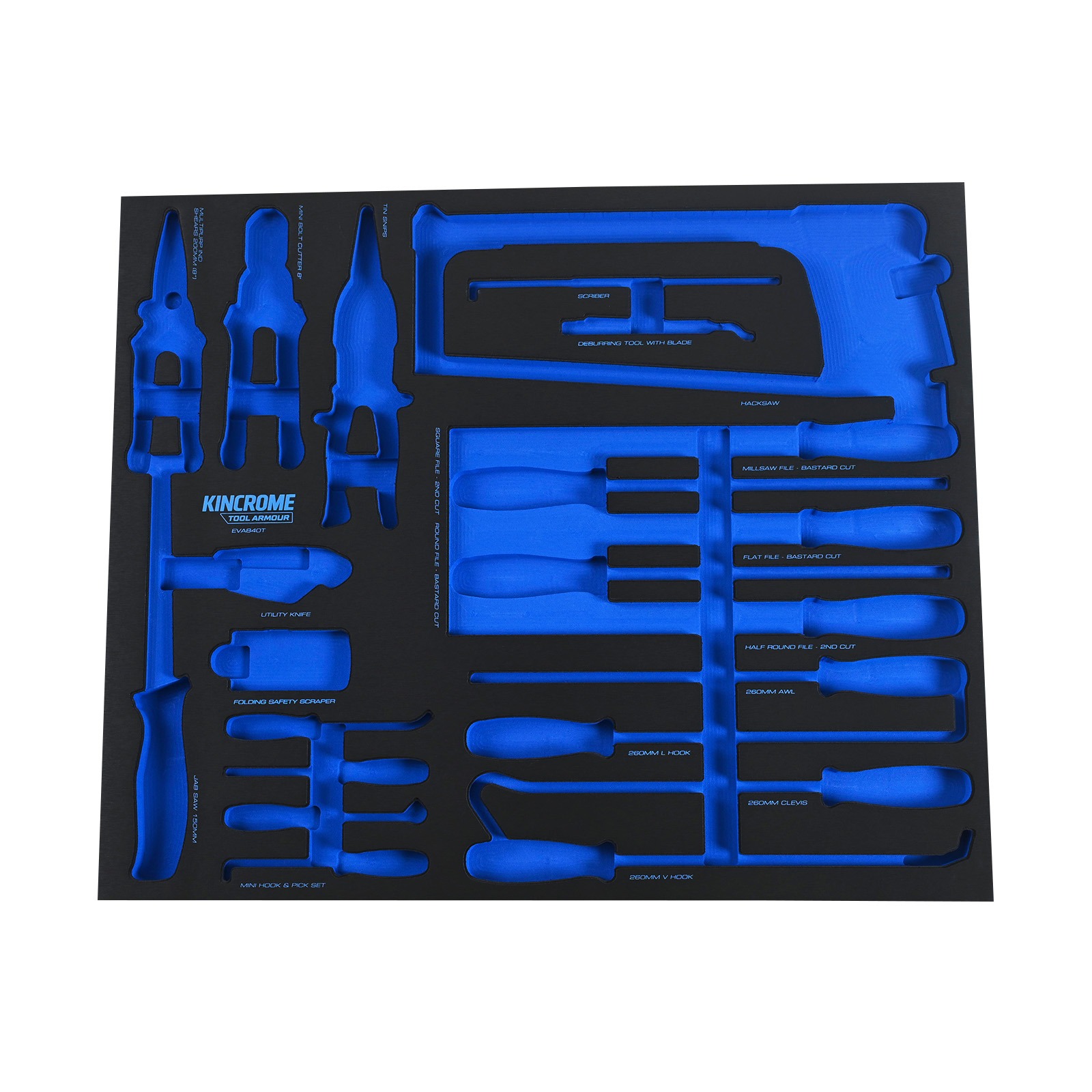KINCROME EVA840ET EMPTY EVA840T TRAY TOOL ARMOUR
