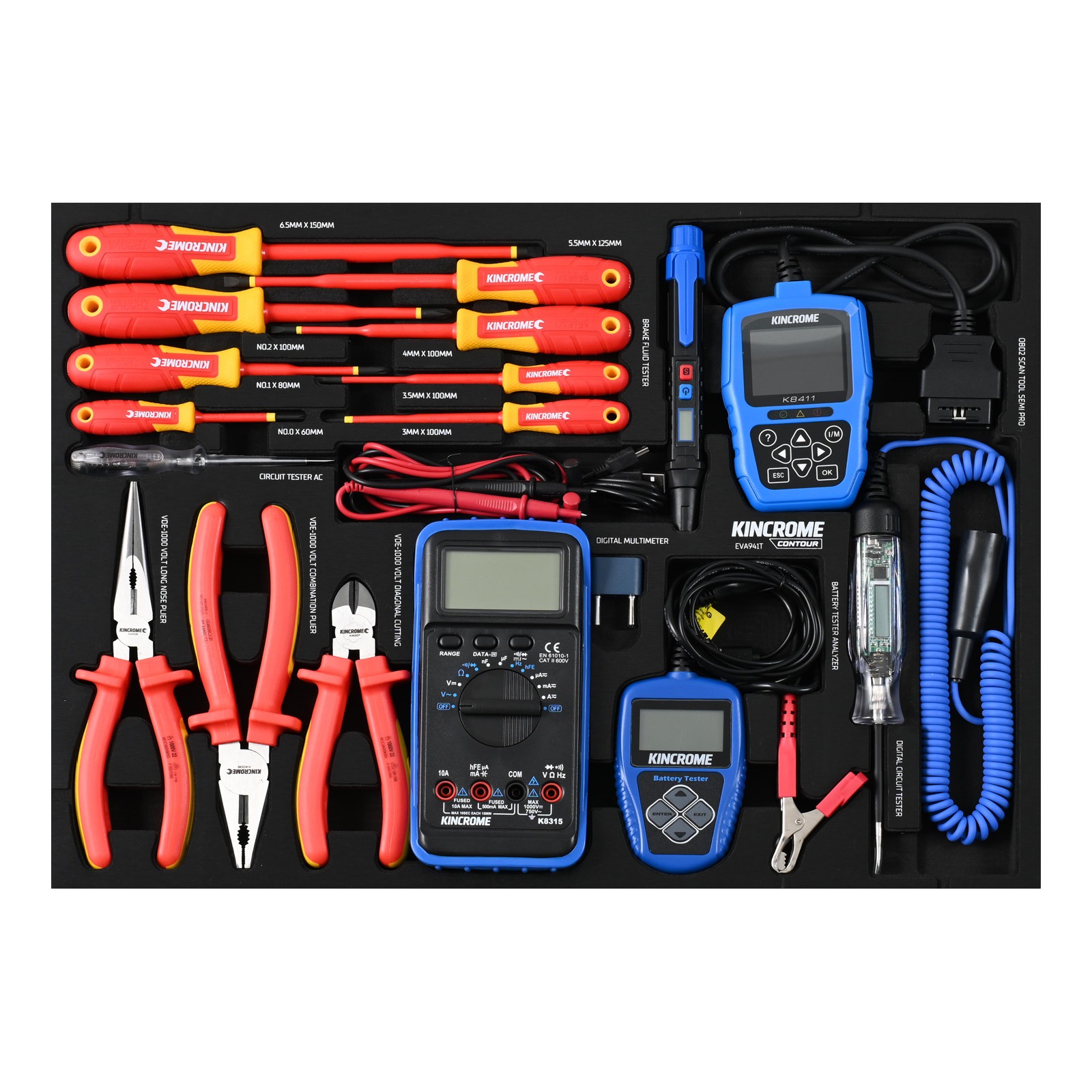 KINCROME EVA941T 17P VDE & TESTING TRAY CONTOUR