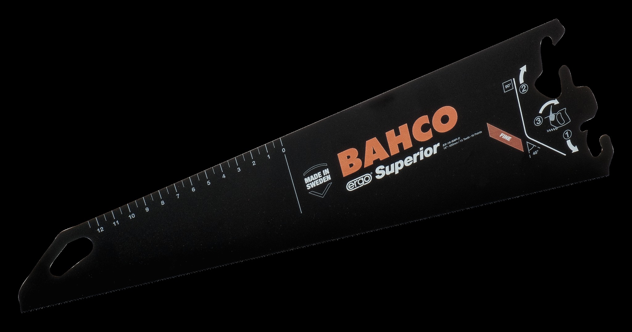 Bahco 16" FT15 teeth, general purpose blade