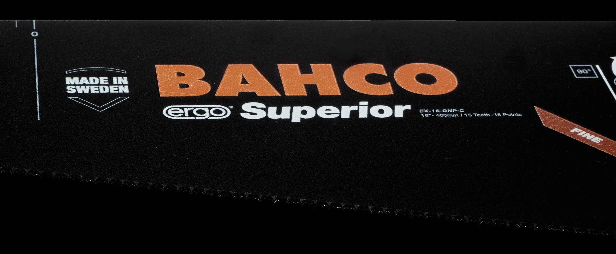 Bahco 16" FT15 teeth, general purpose blade - Image 4